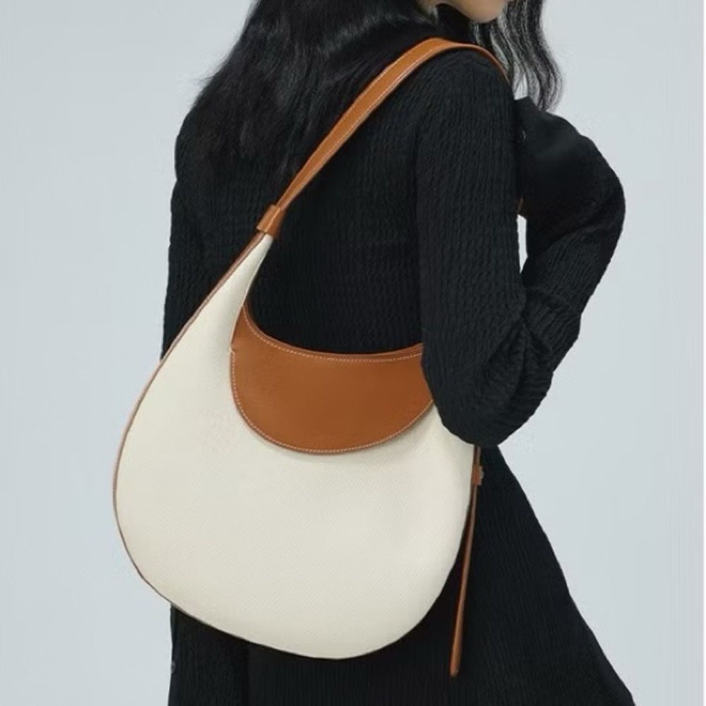 🌟 NWT | ‘Crooked’ Half Moon Shoulder Bag by KUNOGIGI - Picture 14 of 15